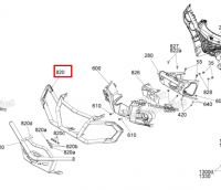 705014573 Front Bumper Can-Am Red 705012994