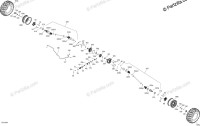 705502478 Мост премиум-класса CV — задний левый