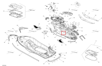 Сиденье PIVOT Sea-Doo RXT (2016) (291004210)
