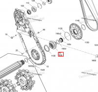 293350142 Подшипник вала приводного Ski-Doo