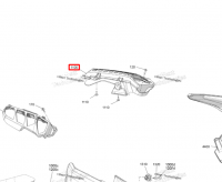 517308292 Решетка вентиляционная боковой панели правая Ski Doo 517308254