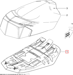 Сиденье основание Ski-Doo 510005272