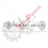 7041148 Пружина ведущего вариатора 100/275 для снегоходов Polaris 800 AXYS PRO RMK 2016-2017" 7041148