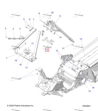 1023231 В сборе регулятор опора RMK