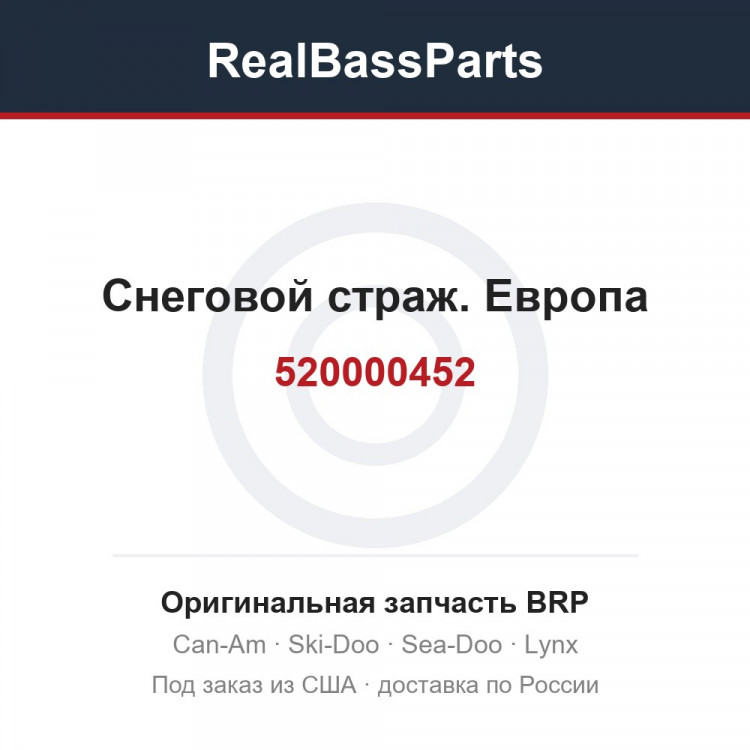 520000452 Снеговой страж. Европа