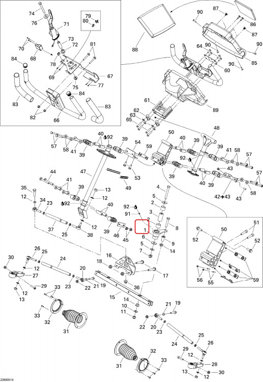 207286544 Шестигранник. Винт M8 X 65, Scotch Grip