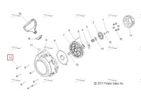 Винт M6 X1 0 X40 шестигранный / SOC / CP Y / D Polaris 800 AXYS Pro RMK LE 155 (2017) (7510005)
