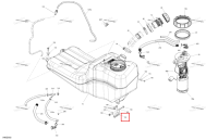 Топливный бак опора Can-Am Commander MAX 1000R EFI XT (2024) (709001453)