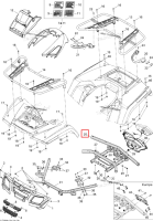 Опора красный жёлтый зелёный Can-Am Outlander MAX 800 XT (2008) (705002506)