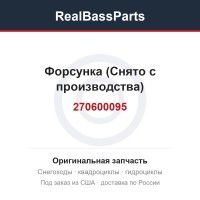 270600095 Форсунка (Снято с производства)