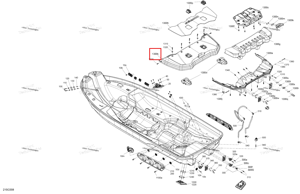 Чёрный корпус Extension Sea-Doo 292002526