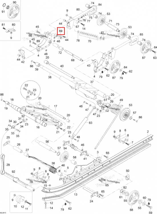 Болт EYE регулятор Ski-Doo Skandic SWT (2009) (M5440377)