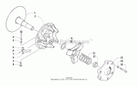 0646-747 Болт грузика вариатора Arctic Cat PIN, CAM ARM