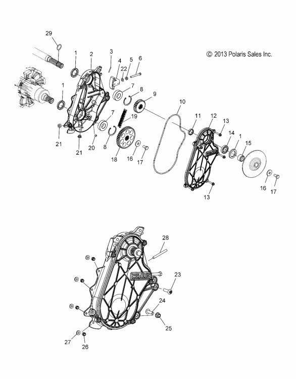 7052674 Пробка сливная RMK Polaris PLUG, MAGNETIC 7052458