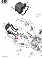 420297063 Цепь ГРМ Silent Chain BRP Cam-Am Outlander G1 G2 420297062 420297060 420898044