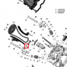 420297063 Цепь ГРМ Silent Chain BRP Cam-Am Outlander G1 G2 420297062 420297060 420898044