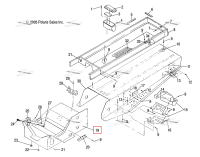 Сварной BULKHEAD WDTRK Polaris Widetrak LX (2006) (1012728)