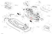 Верхний DECK ASS Sea-Doo RXT (2016) (291004211)
