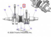 3515831 Подшипник Polaris 3514389 