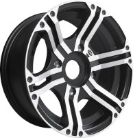 705400877 Gorilla X mr Rims 14'' x 6'' (front and rear) - Black/Machined Диск колесный