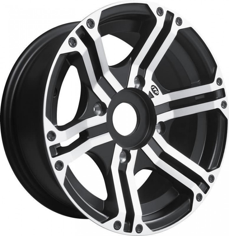 705400877 Gorilla X mr Rims 14'' x 6'' (front and rear) - Black/Machined Диск колесный