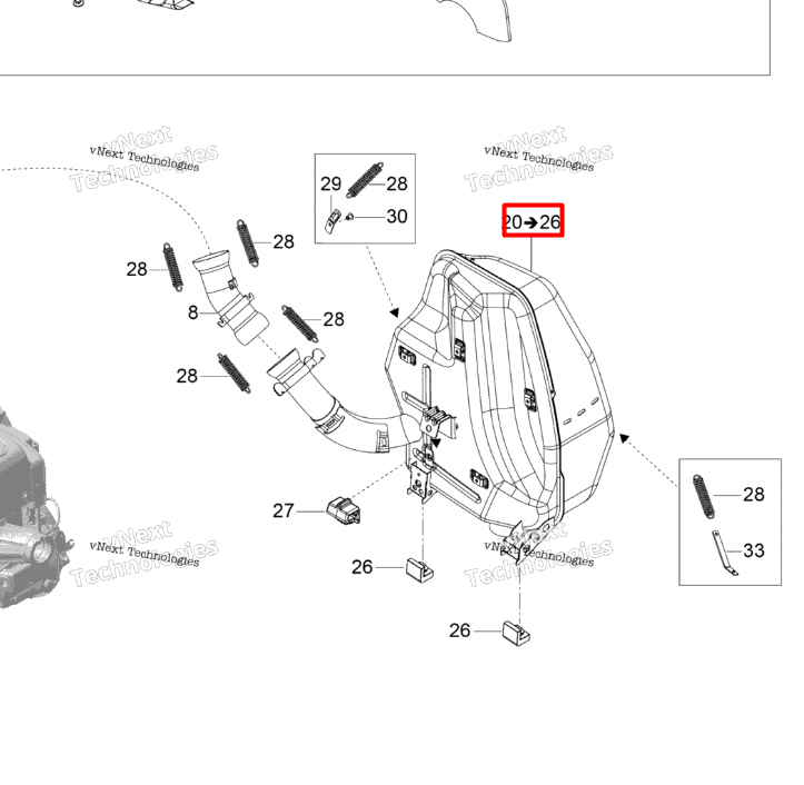 514055055 Глушитель Ski-Doo 514054747 