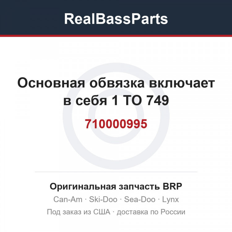 710000995 Основная обвязка включает в себя 1 TO 749