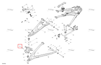 Шестигранный винт фланцевый Din 6921 Can-Am Maverick MAX Turbo RR XRS Smart Shock (2024) (207605046)