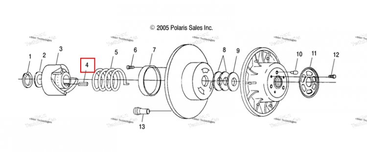 Discontinued Polaris Widetrak LX (2006) (7721133)