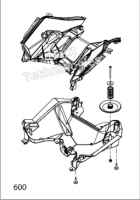 508001078 Корпус впускной Ski-Doo ACE 508001280 