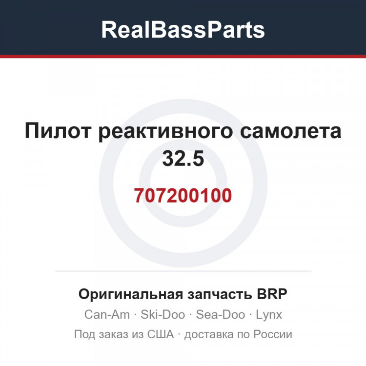 707200100 Пилот реактивного самолета 32.5