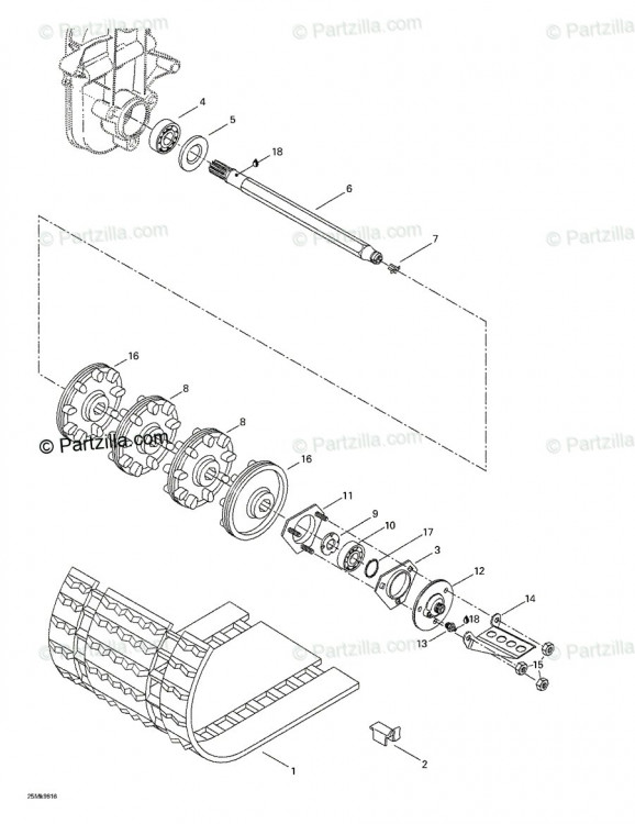 414931800 BARBOTIN 8 DENT*SPROCKET-8TH.