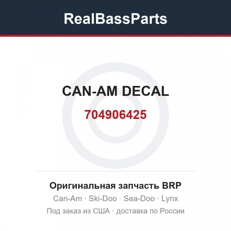 704906425 CAN-AM DECAL