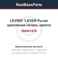 269501576 LEVIER         *LEVER  Рычаг крепления петель капота