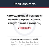715003225 Камуфляжный комплект левого заднего крыла, камуфляжная модель, международный
