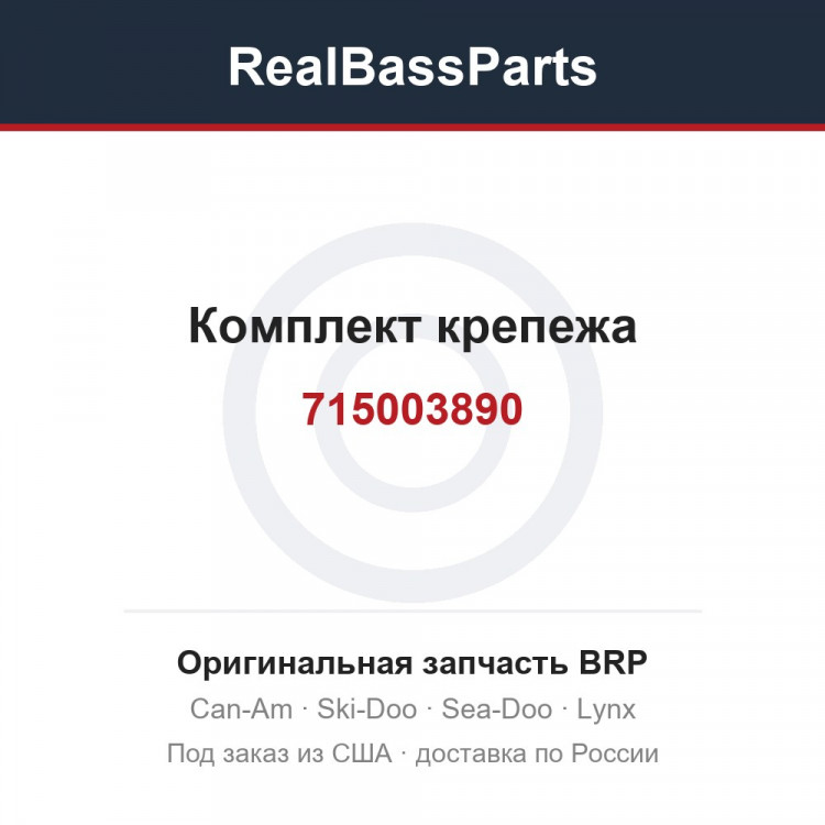 715003890 Комплект крепежа