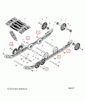 7519216 Болт Polaris SCREW