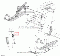 505073572 Амортизатор Ski-Doo