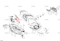 Bright белый правый панель облицовка Sea-Doo Spark 900 ACE (2018) (291004525)