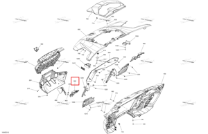 Левый передний фара облицовка Can-Am 708500018