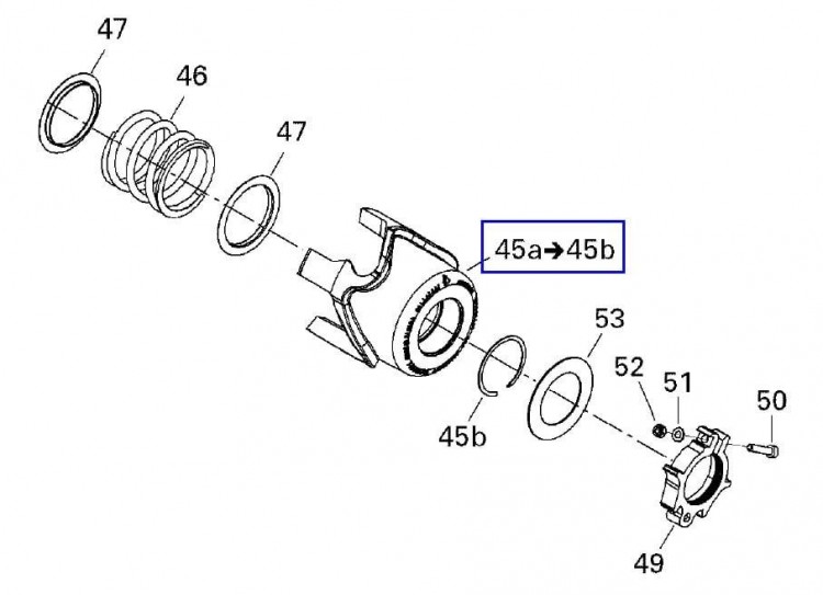 417127371 Хеликс вариатора 43/47 600-800 Ski-Doo 417127133