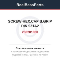 230201060 SCREW-HEX.CAP S.GRIP DIN.931A2