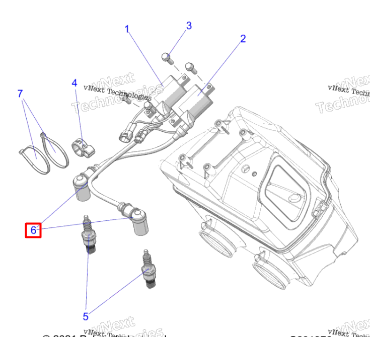 4013156 Колпачек бронепровода Polaris 4012140 