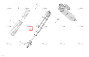 Передний амортизатор Can-Am 706206183