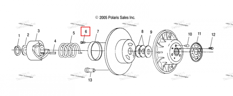 Discontinued Polaris Widetrak LX (2006) (7512048)