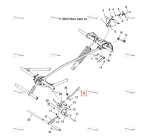 Сварной COUPLER BAR Polaris Widetrak LX (2006) (1013391)