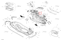 Крышка Sea-Doo RXT (2016) (293000118)