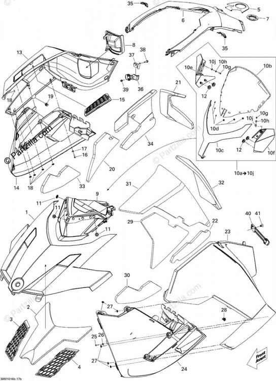 517304025 DEFLECTEUR AIR *DEFLECTOR-AIR LH  Дефлектор левый
