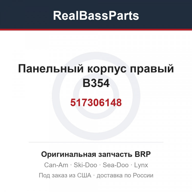 517306148 Панельный корпус правый B354