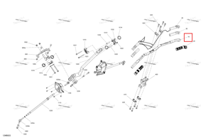 Оранжевый Crush руль Ski-Doo 506153220